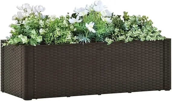 Garden Raised Bed with Self Watering System,Garden Planter Boxes Outdoor,Office Flower Box,Suitable for Indoor and Outdoor use,L