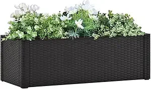 Garden Raised Bed with Self Watering System,Garden Planter Boxes Outdoor,Office Flower Box,Suitable for Indoor and Outdoor use,L