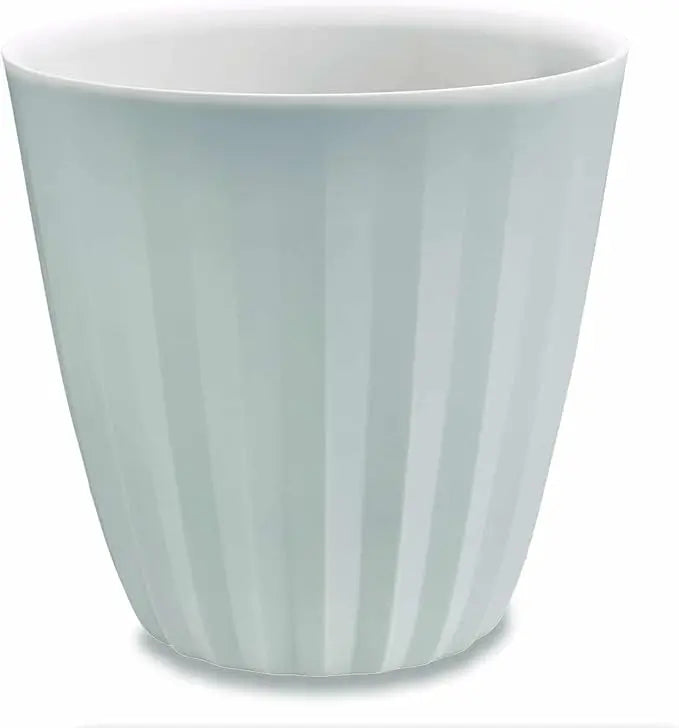Crescent Garden Pleat Planter, Large Outdoor/Indoor Pot, 23-Inch (Weathered Terracotta)